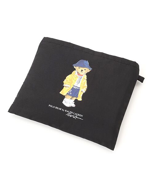 MOONBAT / ムーンバット 傘 |  SEASON BEAR ポロベア ポケッタブル レインバッグ 無地 | 詳細1