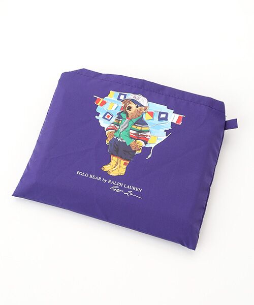 MOONBAT / ムーンバット 傘 |  SEASON BEAR ポロベア ポケッタブル レインバッグ 無地 | 詳細12