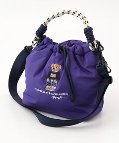 MOONBAT / ムーンバット 傘 |  FLAG BEAR ポロベア ショルダー レインバッグ 無地 刺繍 傘袋