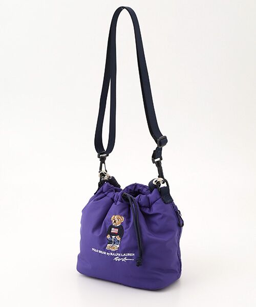 MOONBAT / ムーンバット 傘 |  FLAG BEAR ポロベア ショルダー レインバッグ 無地 刺繍 傘袋 | 詳細6