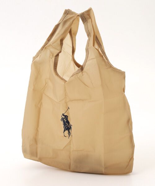 MOONBAT / ムーンバット 傘 | ポロポニー ポケッタブル レインバッグ Sサイズ 無地 ストラップベルト付き（ベージュ）