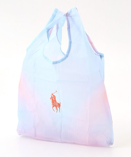 MOONBAT / ムーンバット 傘 | ポロポニー ポケッタブル レインバッグ Sサイズ 無地 ストラップベルト付き（サックスブルー）