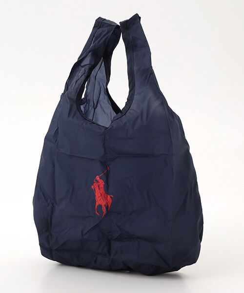 MOONBAT / ムーンバット 傘 | ポロポニー ポケッタブル レインバッグ Sサイズ 無地 ストラップベルト付き（ネイビーブルー）