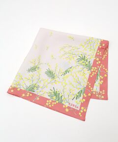 MOONBAT / ムーンバット バンダナ・スカーフ | 【シルク100%】ミモザ シルクプリントスカーフ 65cm×65cm