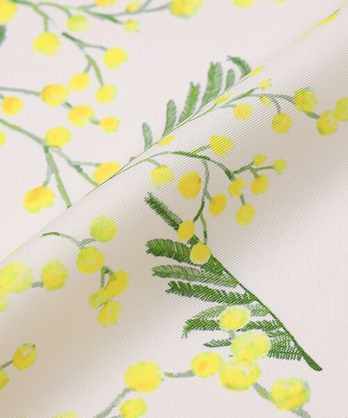 MOONBAT / ムーンバット バンダナ・スカーフ | 【シルク100%】ミモザ シルクプリントスカーフ 65cm×65cm | 詳細4