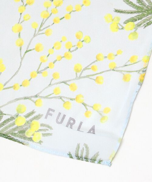 MOONBAT / ムーンバット バンダナ・スカーフ | 【シルク100%】ミモザ シルクシフォンプリントスカーフ 150cm×35cm | 詳細3