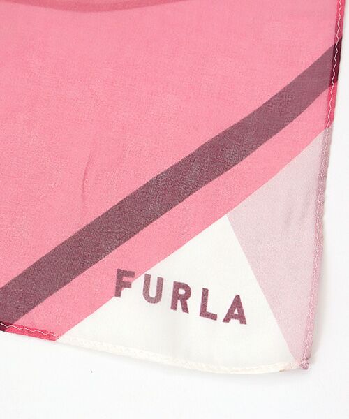 MOONBAT / ムーンバット バンダナ・スカーフ | 【シルク100%】アーチロゴ 幾何学柄 シルクシフォンプリントスカーフ 150cm×35cm | 詳細2