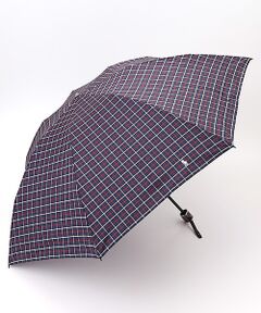 MOONBAT / ムーンバット 傘 | 【折りたたみ雨傘】ロゴ刺繍 メンズ チェック柄 折り畳み傘 60cm