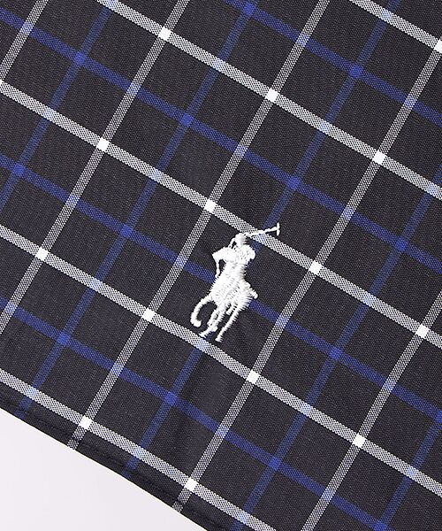 MOONBAT / ムーンバット 傘 | 【自動開閉式折りたたみ雨傘】ロゴ刺繍  メンズ ワンタッチ チェック柄 60cm | 詳細4