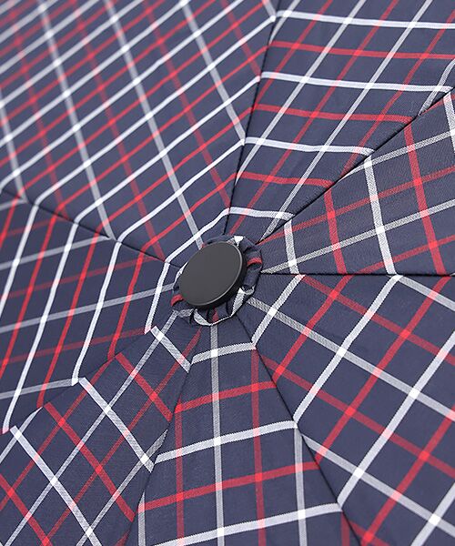 MOONBAT / ムーンバット 傘 | 【自動開閉式折りたたみ雨傘】ロゴ刺繍  メンズ ワンタッチ チェック柄 60cm | 詳細5