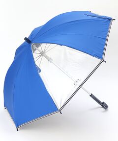 MOONBAT / ムーンバット 傘 | 【晴雨兼用日傘】ストライプグログラン 通学用子供傘 一級遮光99.99% 遮熱 UV 晴雨兼用