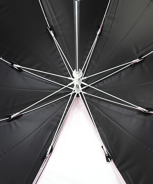 MOONBAT / ムーンバット 傘 | 【晴雨兼用日傘】ストライプグログラン 通学用子供傘 一級遮光99.99% 遮熱 UV 晴雨兼用 | 詳細3