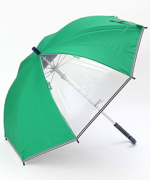 MOONBAT / ムーンバット 傘 | 【晴雨兼用日傘】ストライプグログラン 通学用子供傘 一級遮光99.99% 遮熱 UV 晴雨兼用（グリーン）