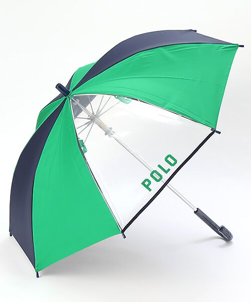 MOONBAT / ムーンバット 傘 | 【晴雨兼用日傘】ポロベアカラーコンビ 通学用子供傘 一級遮光99.99% 遮熱 UV 晴雨兼用（グリーン）