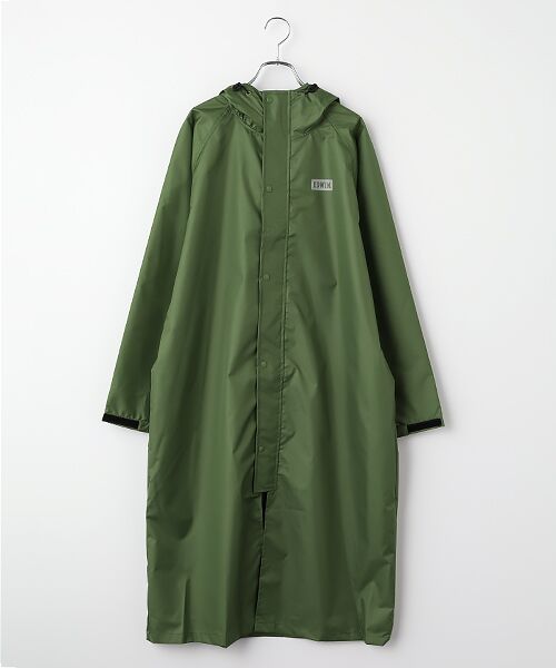 MOONBAT / ムーンバット その他アウター | レインコート サイクルコート シルバーロゴ ケース付き（オリーブグリーン）