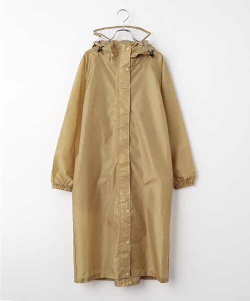 MOONBAT / ムーンバット その他アウター | レインコート サイクルコート ドット柄（ベージュ）