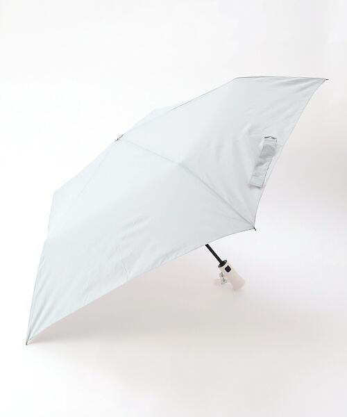 MOONBAT / ムーンバット 傘 | 【折りたたみ雨傘】フロータス（FLO(A)TUS） 超撥水傘 晴雨兼用 UV対応 自動開閉 大きめ 60cm（ライトグレー）