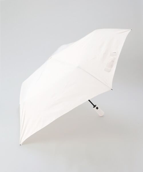 MOONBAT / ムーンバット 傘 | 【折りたたみ雨傘】フロータス（FLO(A)TUS） 超撥水傘 晴雨兼用 UV対応 自動開閉 大きめ 60cm（オフホワイト）