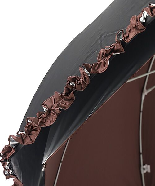 MOONBAT / ムーンバット 傘 | 【日傘】二階建て 断熱 パラソル フリル 1級遮光 晴雨兼用 UV | 詳細1