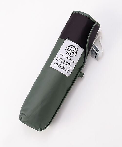 MOONBAT / ムーンバット 傘 | 【晴雨兼用折りたたみ日傘】ウラワザ(urawaza）ボーダー 折りたたみ傘 晴雨兼用 遮光100% UV100% 55cm | 詳細1