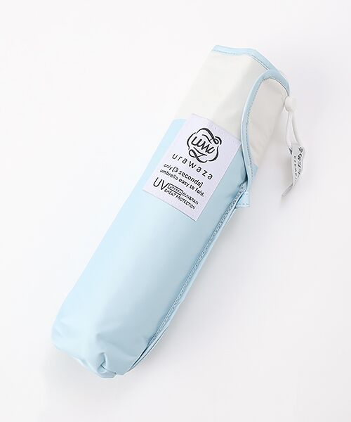 MOONBAT / ムーンバット 傘 | 【晴雨兼用折りたたみ日傘】ウラワザ(urawaza）ボーダー 折りたたみ傘 晴雨兼用 遮光100% UV100% 55cm | 詳細15