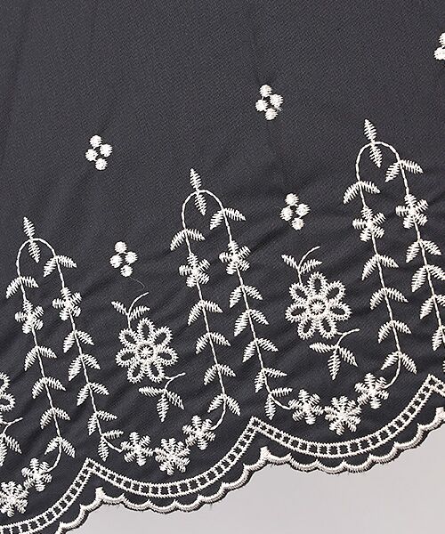 MOONBAT / ムーンバット 傘 | 日傘 晴雨兼用長傘 ポロ ラルフ ローレン（POLO RALPH LAUREN）フローラル刺繍 | 詳細3