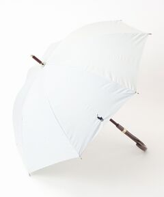 MOONBAT / ムーンバット 傘 | 日傘 晴雨兼用長傘 ポロ ラルフ ローレン (POLO RALPH LAUREN) 無地刺繍　簡単開閉　遮光 遮熱 UV 日本製
