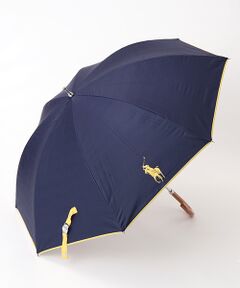 MOONBAT / ムーンバット 傘 | 日傘 晴雨兼用長傘 ポロ ラルフ ローレン（POLO RALPH LAUREN）軽量 ポロポニーワンポイント ボーダー