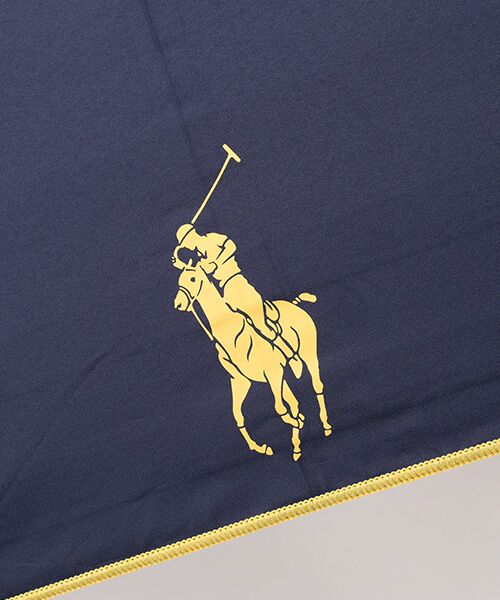MOONBAT / ムーンバット 傘 | 日傘 晴雨兼用長傘 ポロ ラルフ ローレン（POLO RALPH LAUREN）軽量 ポロポニーワンポイント ボーダー | 詳細8