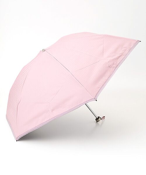 MOONBAT / ムーンバット 傘 | 日傘 晴雨兼用折りたたみ傘 ポロ ラルフ ローレン（POLO RALPH LAUREN）ジャガード×レース（ローズピンク）