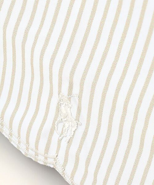 MOONBAT / ムーンバット 傘 | 日傘 晴雨兼用折りたたみ傘 ポロ ラルフ ローレン（POLO RALPH LAUREN）ストライプ×刺繍 | 詳細9