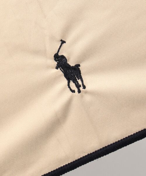 MOONBAT / ムーンバット 傘 | 日傘 晴雨兼用長傘 ポロ ラルフ ローレン（POLO RALPH LAUREN）オーバーロック刺繍　遮光100 UV100 | 詳細5