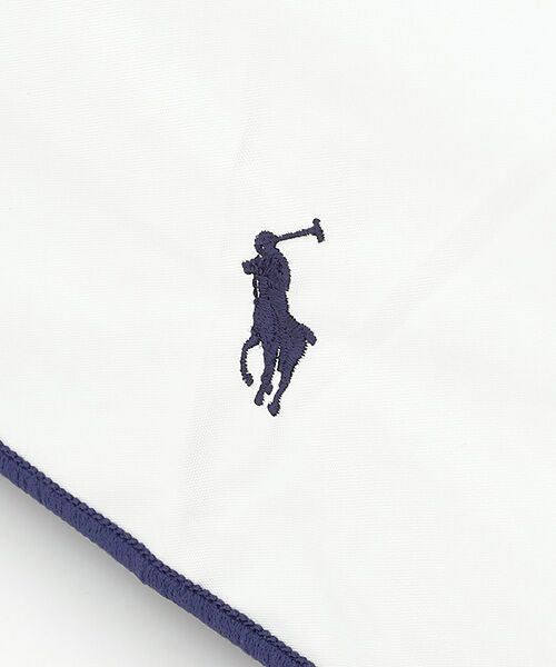MOONBAT / ムーンバット 傘 | 日傘 晴雨兼用折りたたみ傘 ポロ ラルフ ローレン（POLO RALPH LAUREN）オーバーロック刺繍　遮光100 UV100 | 詳細1