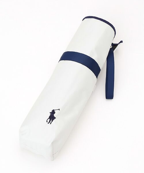 MOONBAT / ムーンバット 傘 | 日傘 晴雨兼用折りたたみ傘 ポロ ラルフ ローレン（POLO RALPH LAUREN）オーバーロック刺繍　遮光100 UV100 | 詳細2