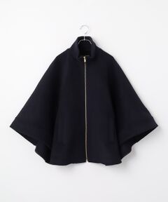 MOONBAT / ムーンバット その他アウター | ネックアイテム  ウール混 リブカラーショートケープ
