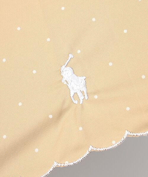MOONBAT / ムーンバット 傘 | 日傘 長傘 ポロポニー刺繍 ドット スカラップ 晴雨兼用 | 詳細7