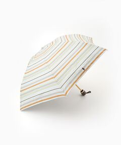 MOONBAT / ムーンバット 傘 | 日傘 折りたたみ傘 ボーダー マルチ 晴雨兼用