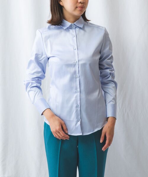 NARACAMICIE / ナラカミーチェ シャツ・ブラウス | コットンツイル長袖シャツ | 詳細12