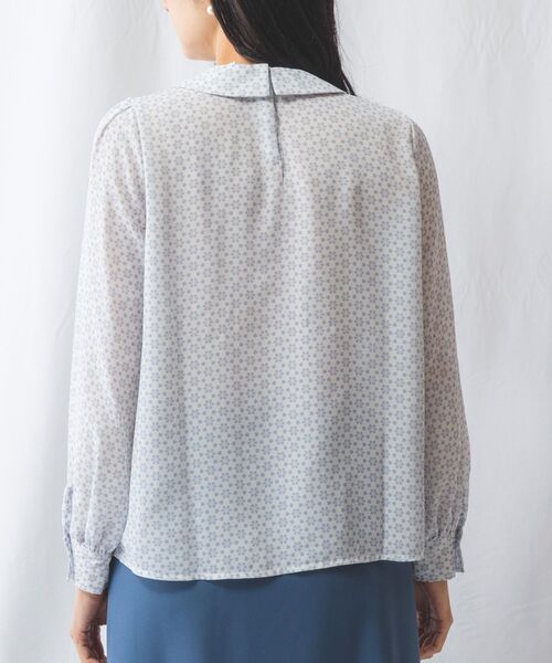 NARACAMICIE / ナラカミーチェ シャツ・ブラウス | 【NARACAMICIE】スノークリスタルタック衿ブラウス | 詳細11