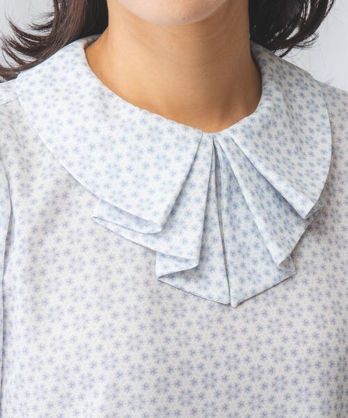 NARACAMICIE / ナラカミーチェ シャツ・ブラウス | 【NARACAMICIE】スノークリスタルタック衿ブラウス | 詳細12
