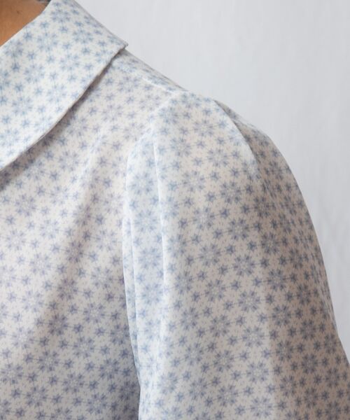 NARACAMICIE / ナラカミーチェ シャツ・ブラウス | 【NARACAMICIE】スノークリスタルタック衿ブラウス | 詳細14