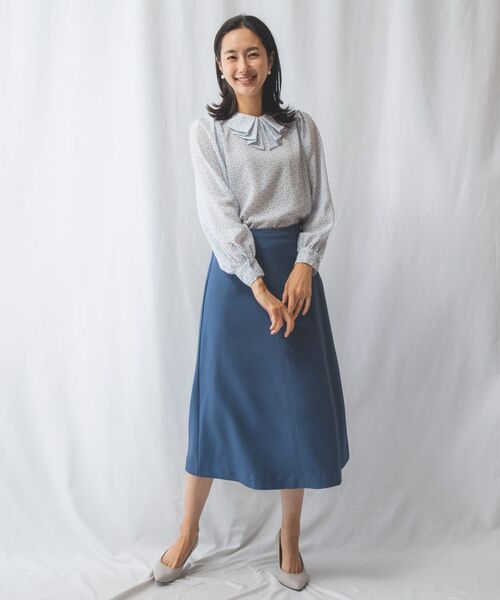 NARACAMICIE / ナラカミーチェ シャツ・ブラウス | 【NARACAMICIE】スノークリスタルタック衿ブラウス | 詳細17