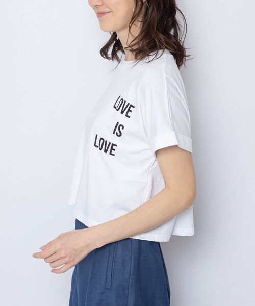 NARACAMICIE / ナラカミーチェ カットソー | ＬＯＶＥ　Ｔシャツ | 詳細1