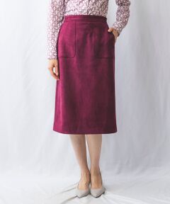 NARACAMICIE / ナラカミーチェ ミニ・ひざ丈スカート | スエード調タイトスカート