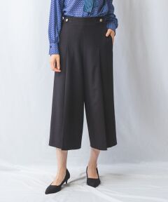 【NARACAMICIE】【セットアップスーツ対応】ストレッチクロップドパンツ