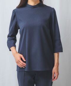 【NARACAMICIE】【セットアップ対応】D/NAVY チビスタンドプルオーバーブラウス