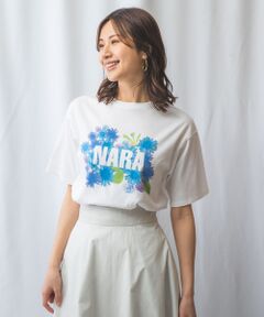 すみなす 花柄PtボーイフレンドTシャツ