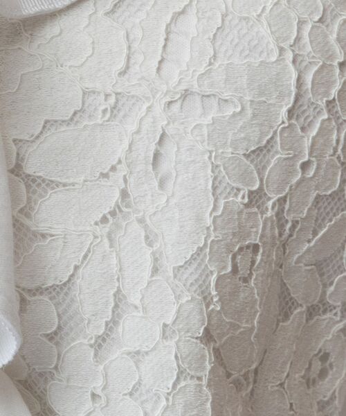 NARACAMICIE / ナラカミーチェ カットソー | 【NARACAMICIE】レースコンビフリル半袖カットソー | 詳細11