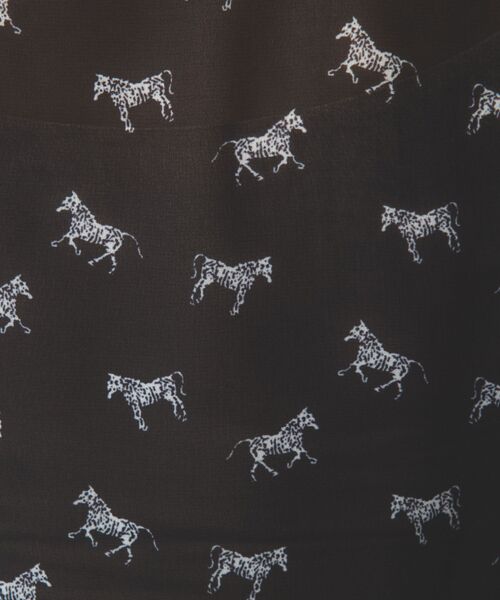 NARACAMICIE / ナラカミーチェ シャツ・ブラウス | 【NARACAMICIE】ホースプリントボウタイ長袖ブラウス | 詳細16