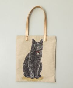 【NARACAMICIE】TOTE BAG（ブラックキャット）